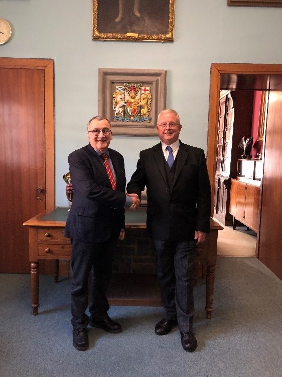 Read more about the article Meeting with Lord Lyon in Edinburgh (23/08/19)